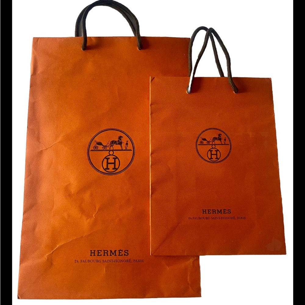 Hermes Lot of 2 Shopping Totes